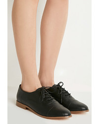 Forever 21 Classic Faux Leather Oxfords