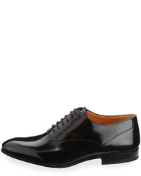 Valentino Classic Leather Oxford Shoe Black