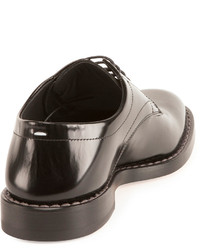 Maison Margiela Crush Heel Leather Dress Shoe Black