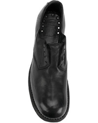 Guidi Distressed Oxford Shoes