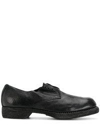Guidi Distressed Oxford Shoes