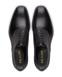Prada Dual Texture Oxford Shoes
