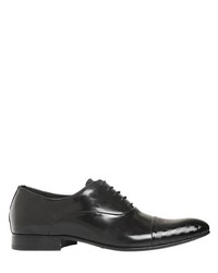 Embossed Patent Leather Oxford Shoes