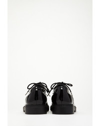 Forever 21 Faux Patent Leather Oxford Shoes