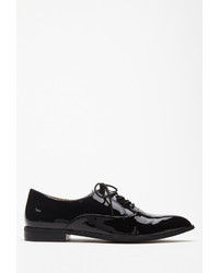 Forever 21 Faux Patent Leather Oxfords