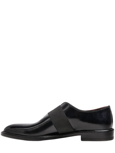 Givenchy Brushed Leather Oxford Shoes, $995 | LUISAVIAROMA | Lookastic