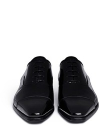 Magnanni Grosgrain Piping Patent Leather Oxfords