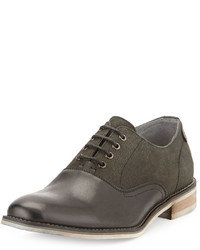 Joe's Jeans Joes Stamp Two Tone Lace Up Oxford Black