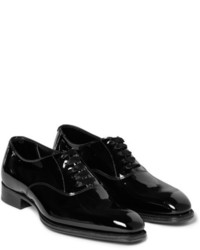 Kingsman George Cleverley Patent Leather Oxford Shoes