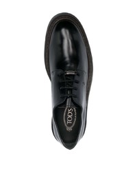 Tod's Lace Up Leather Oxford Shoes