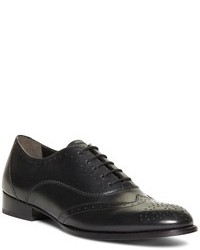 Brooks Brothers Leather Lace Up Oxford Flats
