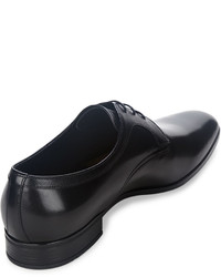 Prada Leather Lace Up Oxford Loafer Black