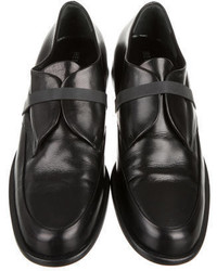 Helmut Lang Leather Round Toe Oxfords