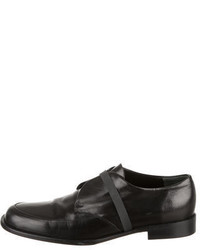 Helmut Lang Leather Round Toe Oxfords