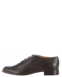 Chloé Leather Round Toe Oxfords