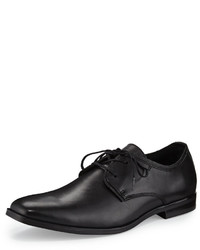 Andrew Marc Leather Square Toe Oxford Black