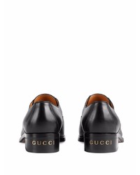 Gucci Logo Detail Oxford Shoes