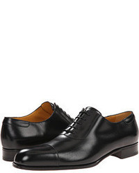a. testoni Lux Calf Oxford With Cap Toe Lace Up Cap Toe Shoes