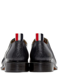 Thom Browne Navy Leather Bow Oxfords
