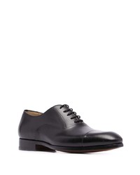 Magnanni Negro Leather Oxford Shoes