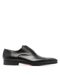 Magnanni Negro Leather Oxford Shoes