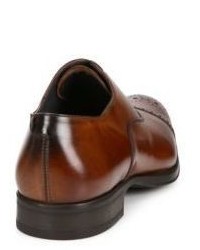To Boot New York Medallion Leather Cap Toe Oxfords