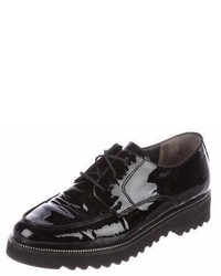 Paul Green Patent Leather Lace Up Oxfords