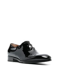 Santoni Patent Leather Oxford Shoes