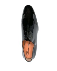 Santoni Patent Leather Oxford Shoes