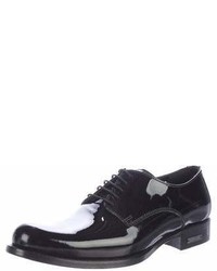 Dsquared2 Patent Leather Round Toe Oxfords