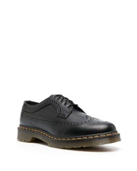 Dr. Martens Perforated Detailing Leather Oxford Shoes