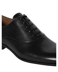 Gianvito Rossi Polished Leather Oxford Lace Up Shoes