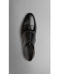 Burberry Polished Leather Oxford Shoes