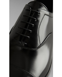 Burberry Polished Leather Oxford Shoes
