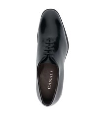 Canali Polished Leather Oxford Shoes