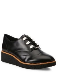 Rebecca Minkoff Polly Leather Wedge Oxfords