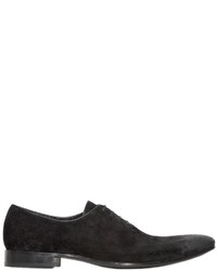 Haider Ackermann Reversed Leather Oxford Lace Up Shoes
