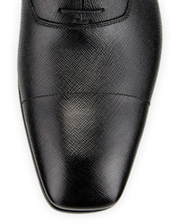 Prada Saffiano Leather Oxford Black