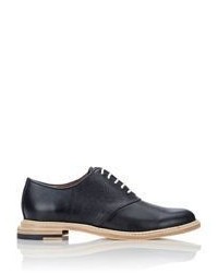 Band Of Outsiders Saffiano Oxfords Black