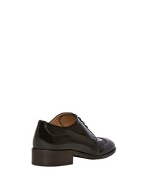 Salvatore Ferragamo 30mm Nuede Brushed Leather Oxford Shoes