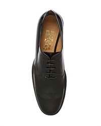 Salvatore Ferragamo 30mm Nuede Brushed Leather Oxford Shoes