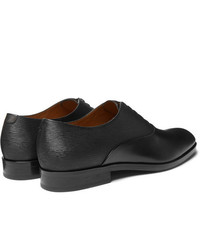 Hugo Boss Stanford Smooth And Textured Leather Oxford Shoes