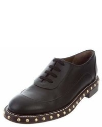 Marni Studded Leather Oxfords