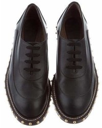 Marni Studded Leather Oxfords