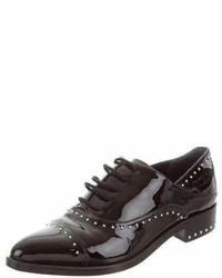Sigerson Morrison Studded Patent Leather Oxfords