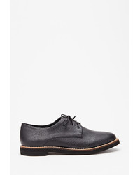 Forever 21 Textured Faux Leather Oxfords