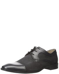 Black Leather Oxford Shoes