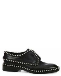 Alexander Wang Wendie Leather Embellished Laceless Oxfords
