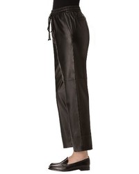 J Brand Amari Crop Leather Pants