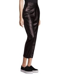Vince Carrot Leather Ankle Pants